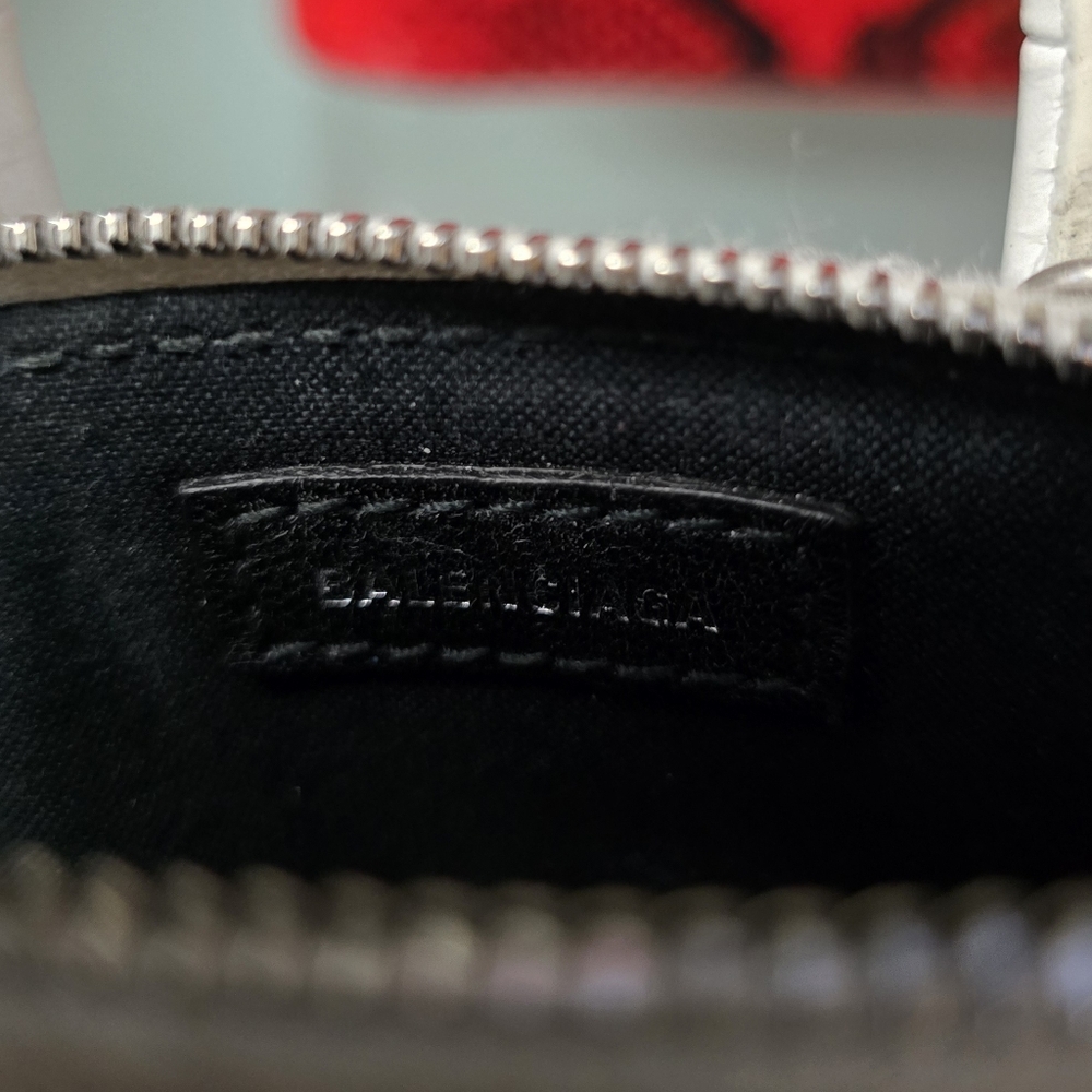 Balenciaga Micro Ville Bag Croc-Embossed Bag - Picture 9 of 13